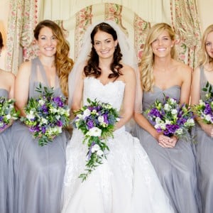 Bride and her Bridesmaids before the Ceremony