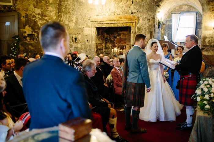 Real Wedding: Natalie & David, March 2015 - Dundas Castle