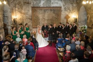 Scottish Castle Wedding Venue Ceremony