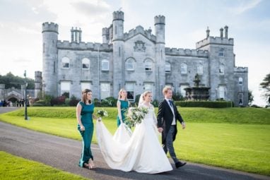 The wedding of Ishbel Gray and George O'Connell, 7th September 2019, St Mary's Cathedral and Dundas Castle. Photographed by First Light Photography