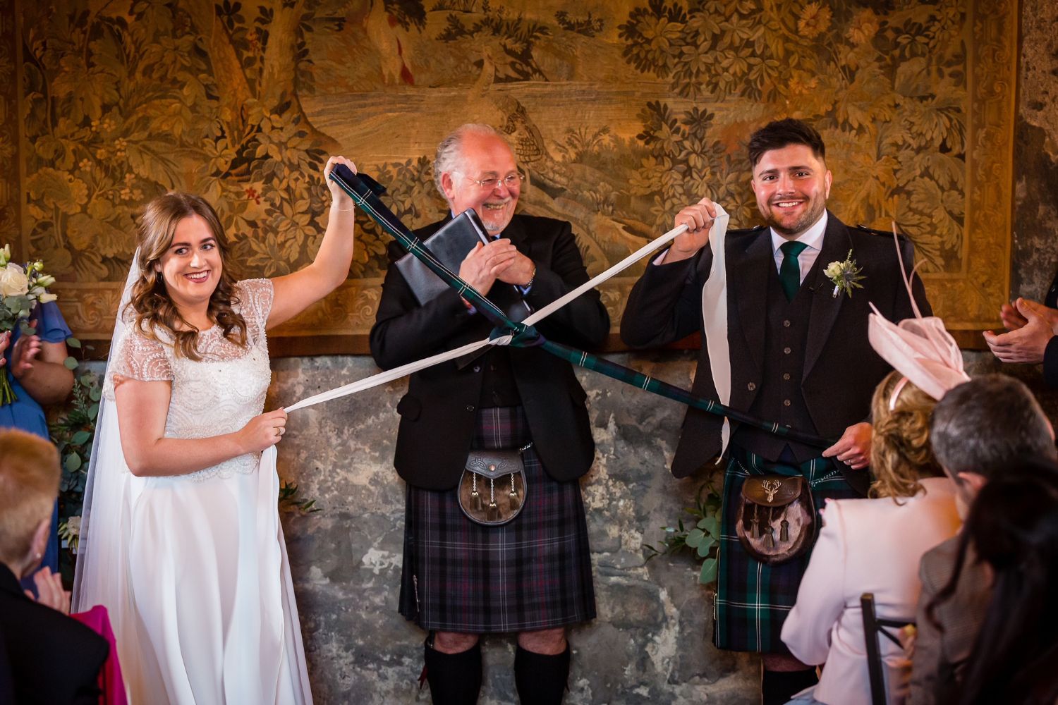 Real Wedding: Fiona and Shaun, April 2022 - Dundas Castle