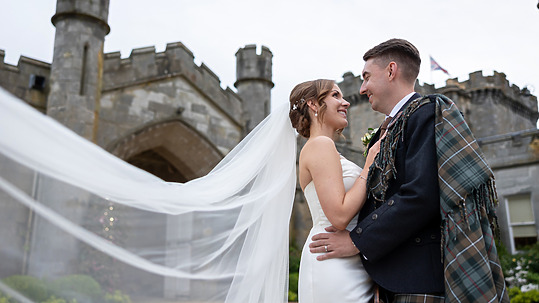 dundas castle real wedding
