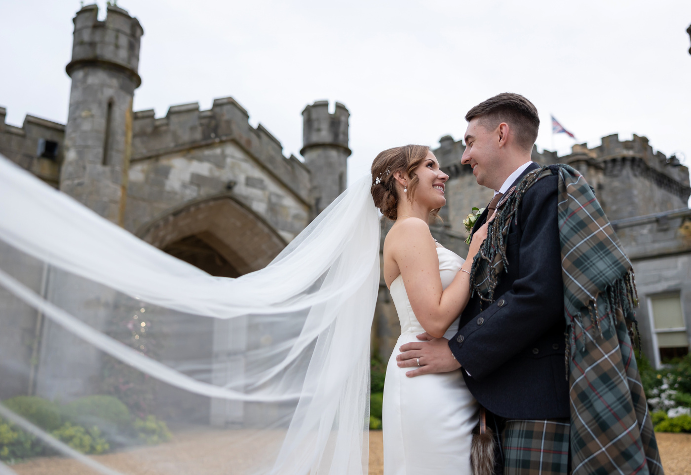 dundas castle real wedding