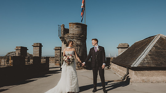 real wedding dundas castle