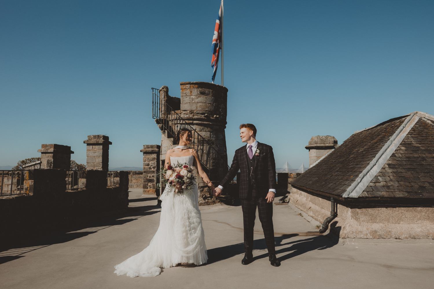 real wedding dundas castle